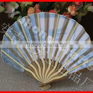 Promotional Film Advertising Bamboo Fan thumbnail-3