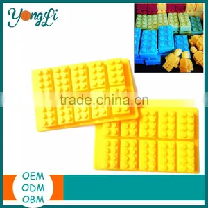 Best Selling Easy-Clean Toy Block Ice Mold Silicone Ice Cube Tray thumbnail-1