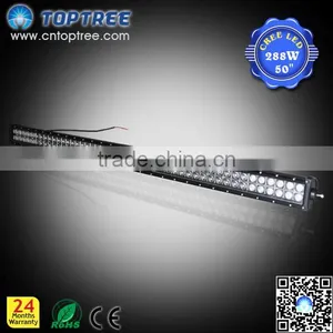 Toptree 50inch Led Driving Light Bar 288w Led Light Bar for off Road Jeep Wrangler thumbnail-1