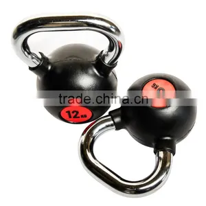Wholesale Rubber Coated Kettlebell Rubber Kettlebell for Gym Equipment Crossfit Equipment thumbnail-1