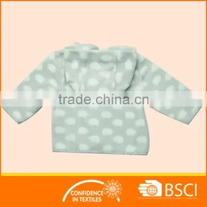 Baby Polar Fleece Coat Cuite Full Printed Jacket Wear thumbnail-2