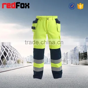 High Visibility 2-Tone Polycotton Work Trousers thumbnail-2
