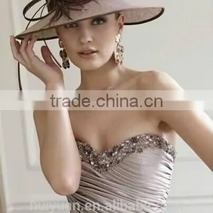 Elegant Knee Length Beaded Petite Mother of the Bride thumbnail-2