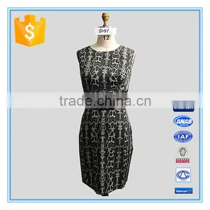 Ladies Fashion Cotton Spandex Frocks Casual Dresses With Belt thumbnail-1