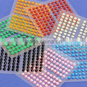 3d Custom Radiant DIY Acrylic Rhinestone Stickers Mobile Phone Crystal Case Self Adhesive Rhinestone Crystal Sticker thumbnail-2