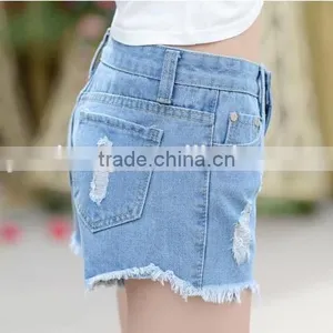 Hot Sale Sexy Women Jeans Factory Shorts Teenager Denim Shorts thumbnail-4