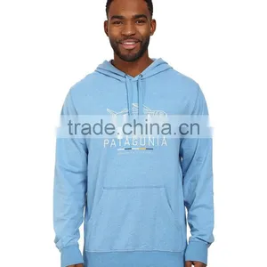 Mens Blue Lightweight Light up Fitness Hoodie thumbnail-1