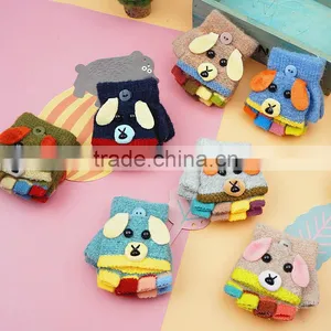 TC13014 Personalized Winter Warm Baby Gloves, Cheap Knitted Animal Pattern Kids Gloves Wholesale thumbnail-1