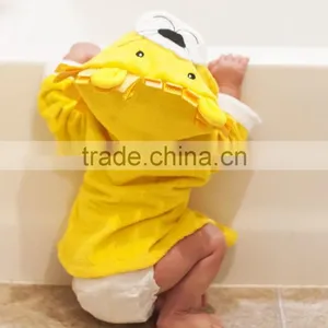 Yellow Lion Terry Cotton Hooded Bathrobe for Promotion thumbnail-6