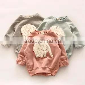Children Clothing Kids Elephant Clothes Girls Boy Pullover Hoodies Kids Long Sleeve Spring Autumn 2016 Hoodies thumbnail-1