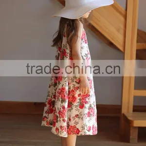 Floral Printed Baby Girl Clothes New For Children Long Frocks Designs thumbnail-5