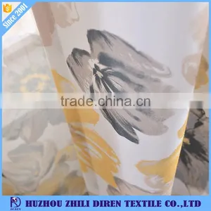 Cheap Floral Printed Oriental Curtains Fabric thumbnail-6