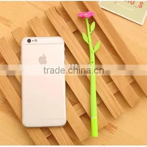 Flower Shape Gel Pen Plastic Ballpoint Pen 0.38mm Penfor Office & Student thumbnail-3