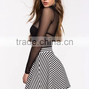 Classic High Waist Finished Edges Mini Skirt Fashion Women Umbrella Skirt 2016 thumbnail-5