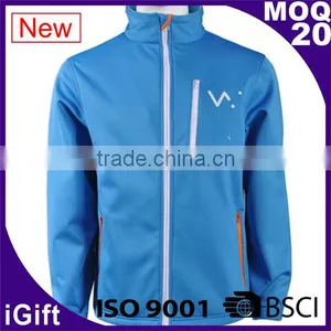 Oeko-Tex Standard Wholesale 100% Polyester Blank Cheap Softshell Jacket thumbnail-1