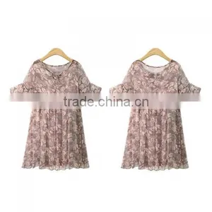 2017 New Design Chiffon Plus Size One-piece Dress Big Pendulum Type for Lady\'s Dress thumbnail-2