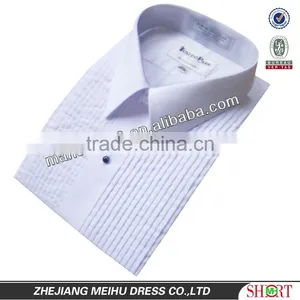 100%cotton White European Spread Collar Formalwear Tuxedos thumbnail-1