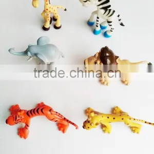 Cartoon Wild Animal Horse Tiger Lion Girafee Toys PVC Lifelike Animals thumbnail-1