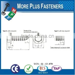 Made in Taiwan Bright Zinc Stainless Steel Zinc Plated Flange Hex Taping Screw thumbnail-1