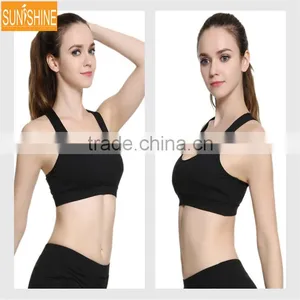 2017 OEM Service Fashion Sports Bra Custom Women's Running Yoga Sports Bra thumbnail-5