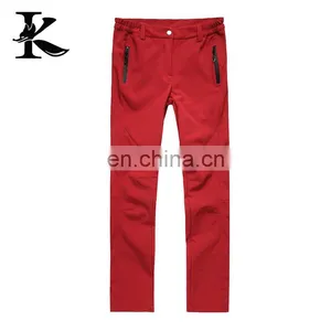 Women Winter Outdoor Polyester Bonded Micro Fleece Softshell Trousers thumbnail-5