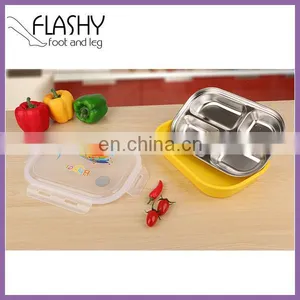 Best Sell 3 Layer Round Shape Stainless Steel Lunch Box thumbnail-2