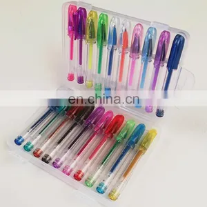 Attractive Plastic Portable 20 Colors Glitter Mini Gel Pen Pack for Office and School Use thumbnail-4