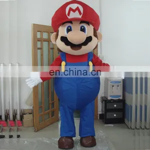 NO.4432 Luigi's Brother Mario Mascot Costume thumbnail-1