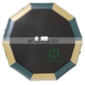 HI Top Quality Inflatable Jumping Trampoline, PVC Commercial Trampoline for Amusement Park thumbnail-1