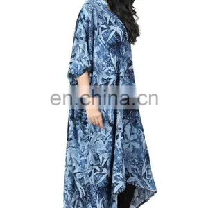 Floral Printed Party Wear Designer Kaftan / Latest Actress Short Kaftan 2017 / Women Party Wear Dresses 2017 (kaftan Dress) thumbnail-5