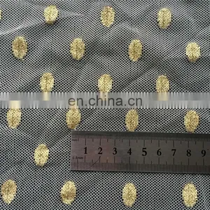 Newly Oval Dot Nylon Spandex Metallic Mesh Fabric thumbnail-3