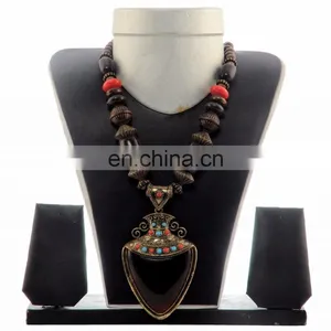 Indian Banjara Beded Necklace- Fashion Costume Jewellery Set thumbnail-1