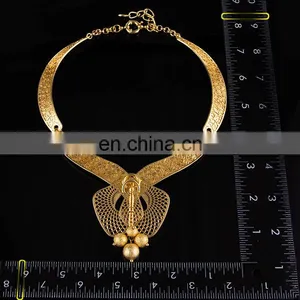 Free Shipping Big Fashion Jewelry Set/dubai Gold Jewelry Set / Rani Haar Jewelry Set thumbnail-2