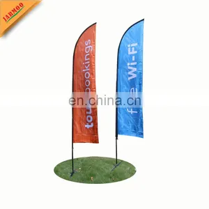Newest Custom Promotional Beach Flag thumbnail-1