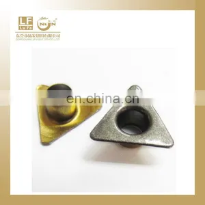 Unique Shaped Triangular Grommet for Garment and Handbags thumbnail-1