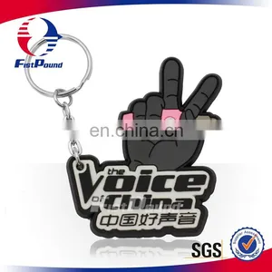 Fashion Cartoon Custom Logo PVC Key Chains thumbnail-3