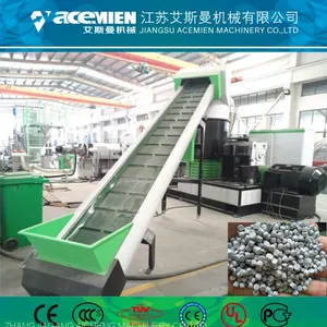 PP PE HDPE LDPE Plastic Granules Extrusion Machine Plastic Recycling Machine thumbnail-4