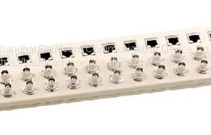 16 Ports E1 Balun Panel Coax to RJ45 75ohm to 120 Ohm Impedance Converter thumbnail-2
