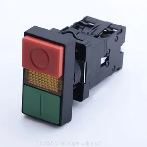 Illuminated Double-headed Button With Neon or LED 6-380V Pilot Light Push Button thumbnail-1