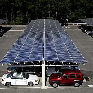 Pv Panel Carport Heat Resistant Galvanized Steel thumbnail-3