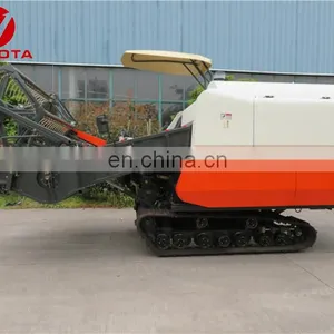 Wubota Crawler Small Rice Paddy Wheat Combine Harvester for Sale thumbnail-3