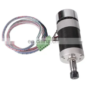 HONGJUN 300W Air Cooled Spindle Motor Spindle Speed Power Converter & 52mm Clamp 13pcs ER11 Collet For Engraving. thumbnail-3