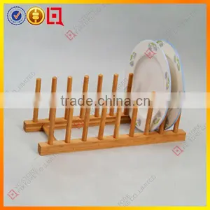 Bamboo Dish Rack With 7 Holders thumbnail-1