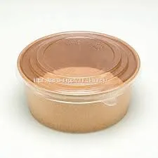 Lunch Storage Container 44oz Kraft Salad Bowls Disposable Salad Container to go Kraft Lunch Box thumbnail-1