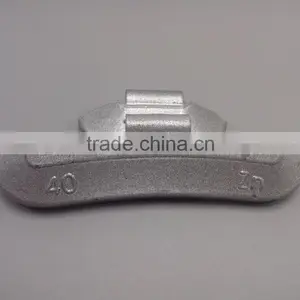 2015 High Quality Zinc Clip on Wheel Balance Weight for Steel Car Rims thumbnail-1