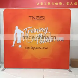 Double Sides Printing Step and Repeat Banner Stand With Lights in Shenzhen D-0606 thumbnail-2