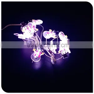 Battery Operated Copper Wire With Snowman Mini Led Christmas Lights thumbnail-2
