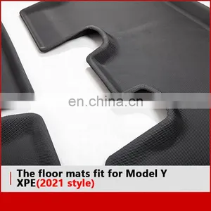 2021 Style 3D Floor Mats for Tesla Model y Car Parts Easy to Wash thumbnail-1
