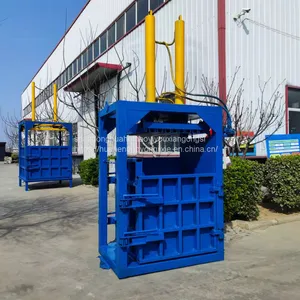 Horizontal Hydraulic Liquid Side Door Waste Paper Baler Straw Straw Woven Bag Multifunctional Baling Compressor thumbnail-2