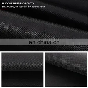 Hot Sale Fireproof Camping Heat-Resistant Outdoor Fire Pit Mat Fireproof Silicone Coated Fiberglass Cloth thumbnail-5